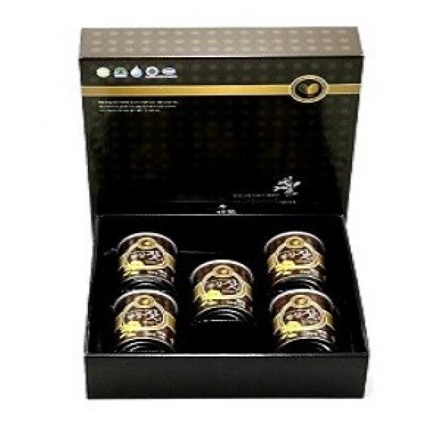 강원더몰,(라이브)2호 잣 선물세트(백잣140g*3캔 황잣140g*2캔)