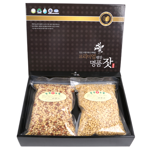 평창잣농원영농조합법인,6호 평창잣 선물세트 2kg 햇잣